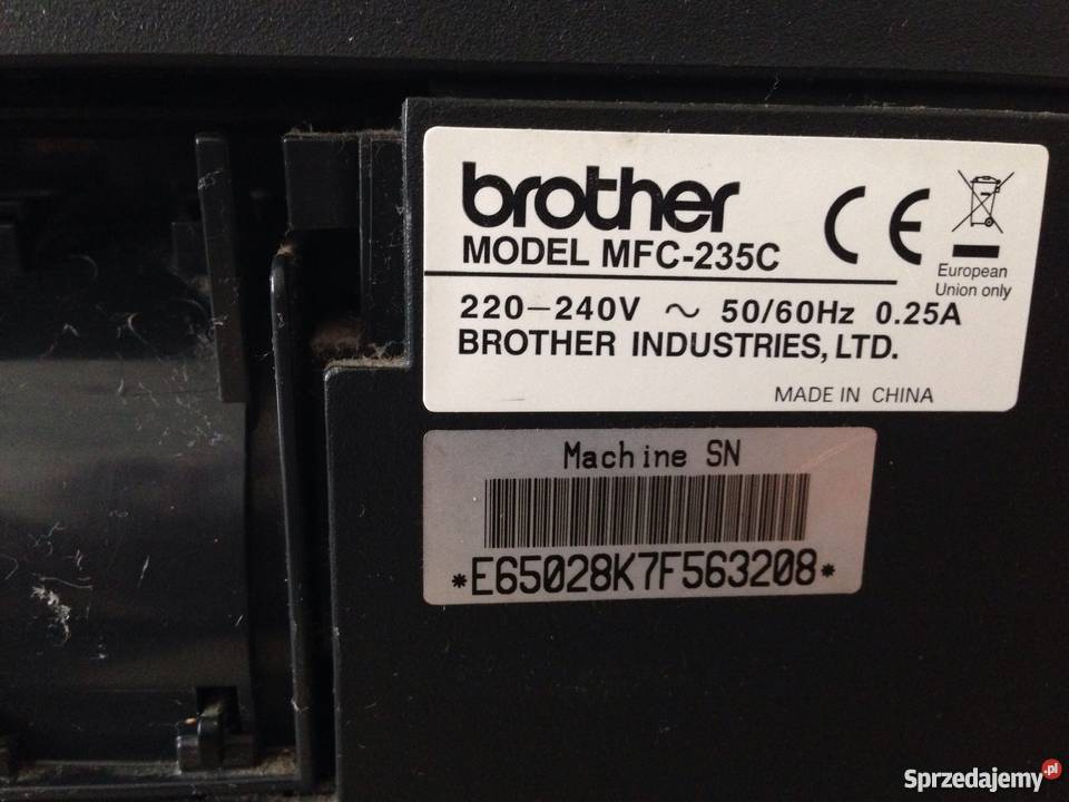 Drukarka Brother MFC235C pomorskie