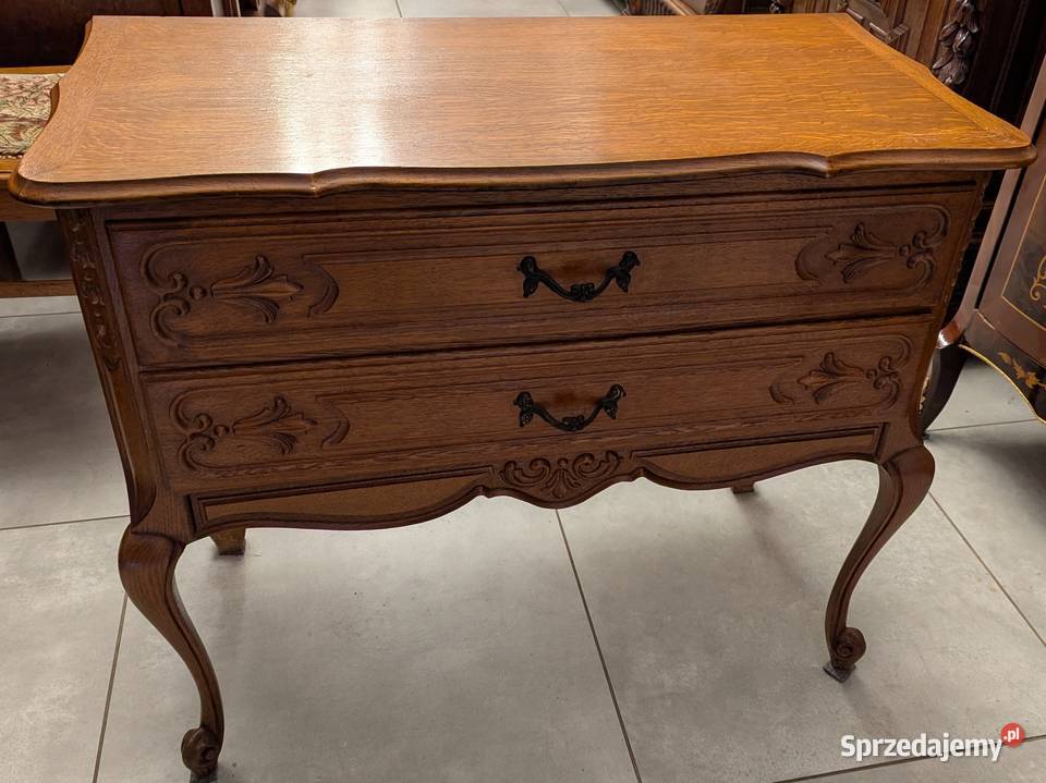 Dębowa komoda ludwikowskasklep Dąbrowa Górnicza śląskie sprzedam