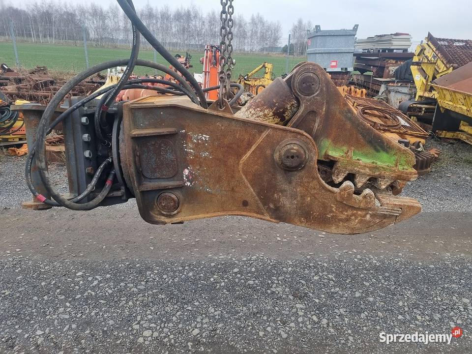 Nożyce hydrauliczne kruszące pulweryzator dolnośląskie Jadwisin