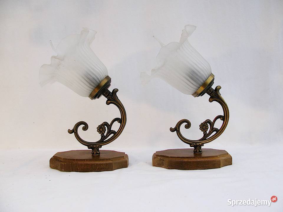 2 kinkiety mosiądz III Szczecinek sprzedam