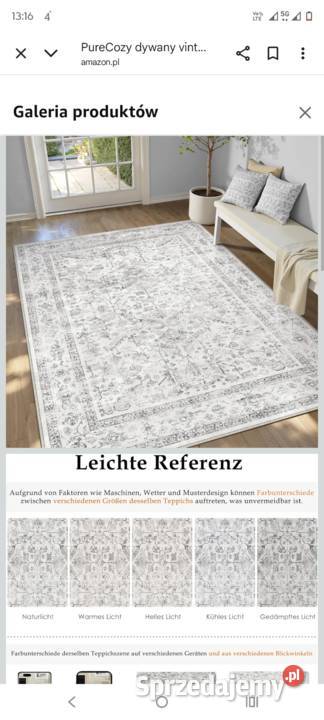 HUGEAR Vintage Dywany Do Salonu Szary 220x160 Zawiercie