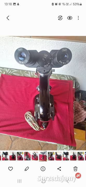 Mikroskop carl zeiss Czarny Pozostałe