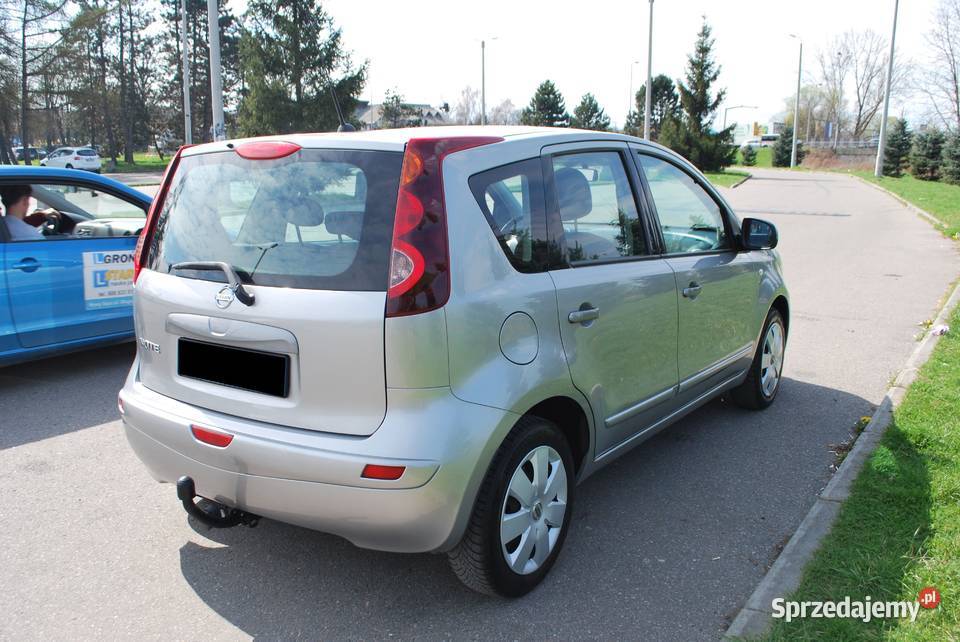 Nissan Note 16 benzyna 110 Automat Klima Hak ogranicznik prędkości Nowy Sącz sprzedam