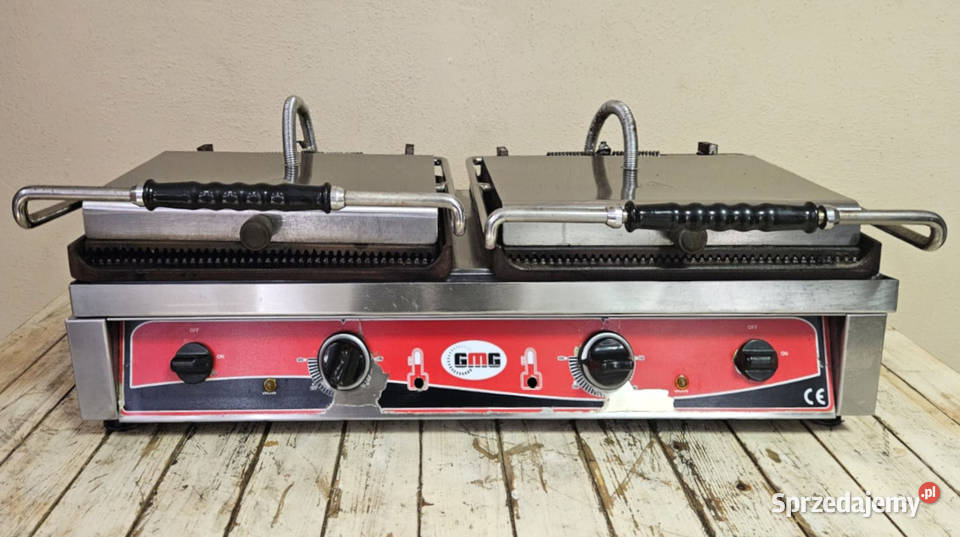 Kontaktgrill podwójny RYFLOWANY GMG Gastronomia śląskie