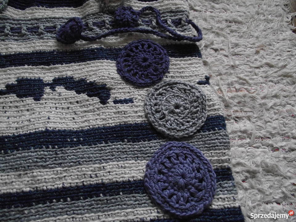 TOREBKA W STYLU MARYNISTYCZNYM AUTORSKIE 40cm Piła