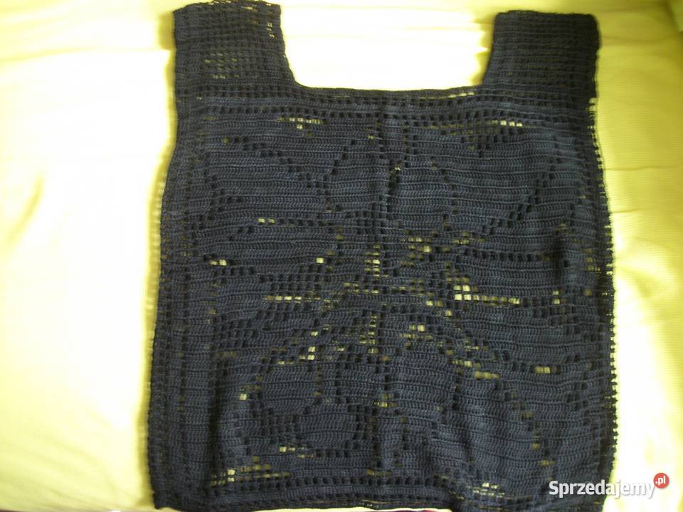 CZARNA BLUZKA AŻUROWA podkarpackie Przemyśl sprzedam