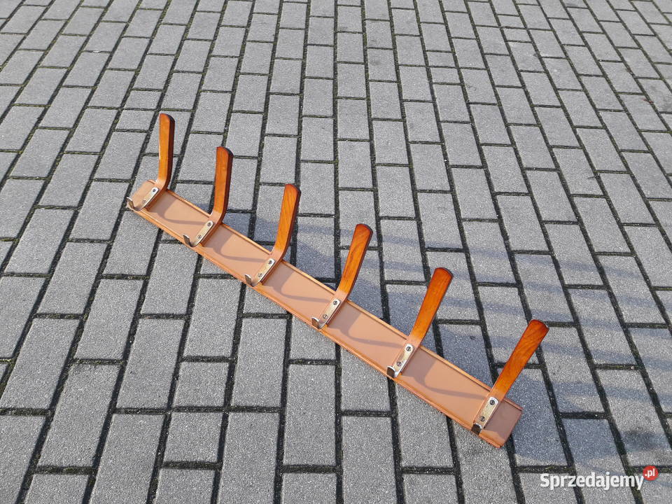 Wieszak ścienny styl skandynawski PRL design Gdynia