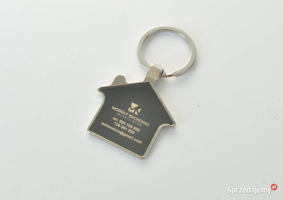 Brelok metalowy jednostronny grawer 50 Leżajsk