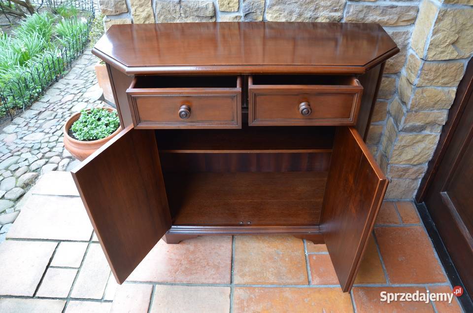 Komoda stylowa brązowa szafka Komody Kalisz