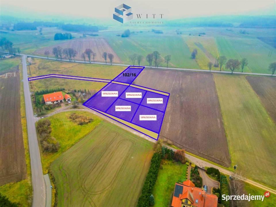 sprzedaży działki 1320m2 Filice woda sprzedam