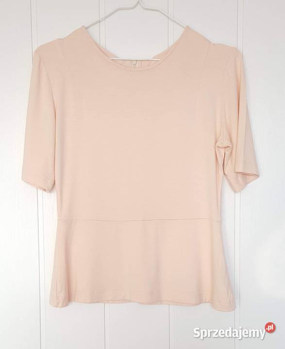 Brzoskwiniowa bluzka top L 40 baskinka Odzież damska Szczecin