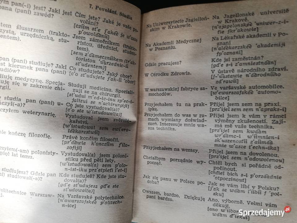 Rozmówki czeskie Zdenek Smejkal sprzedam