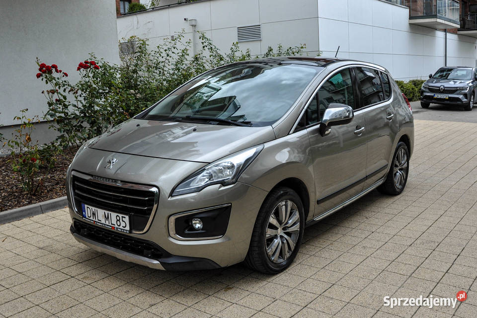Peugeot 3008 20HDI 150 Lift 2014 r nieuszkodzony Wrocław