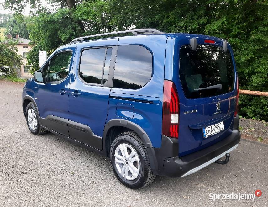 Peugeot Rifter 15HDI130 GTLine Automat Navi lakier metallic małopolskie Jaśkowice