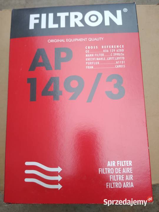 FILTR POWIETRZA FILTRON AP 1493 Legionowo