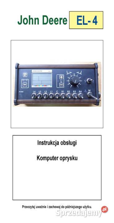 John Deere 920 1020 1620 Instrukcja katalog Szamotuły sprzedam