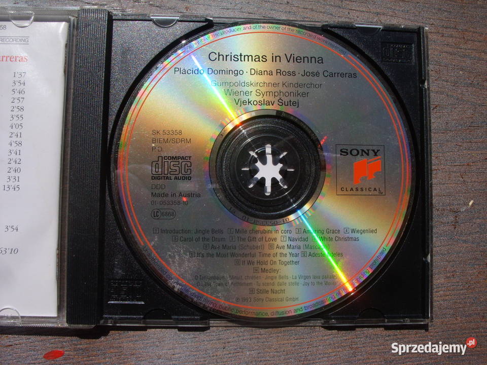 Klasyka LP CHRISTMAS IN VIENADOMINGO ROSS 1993 CD dolnośląskie Wołów