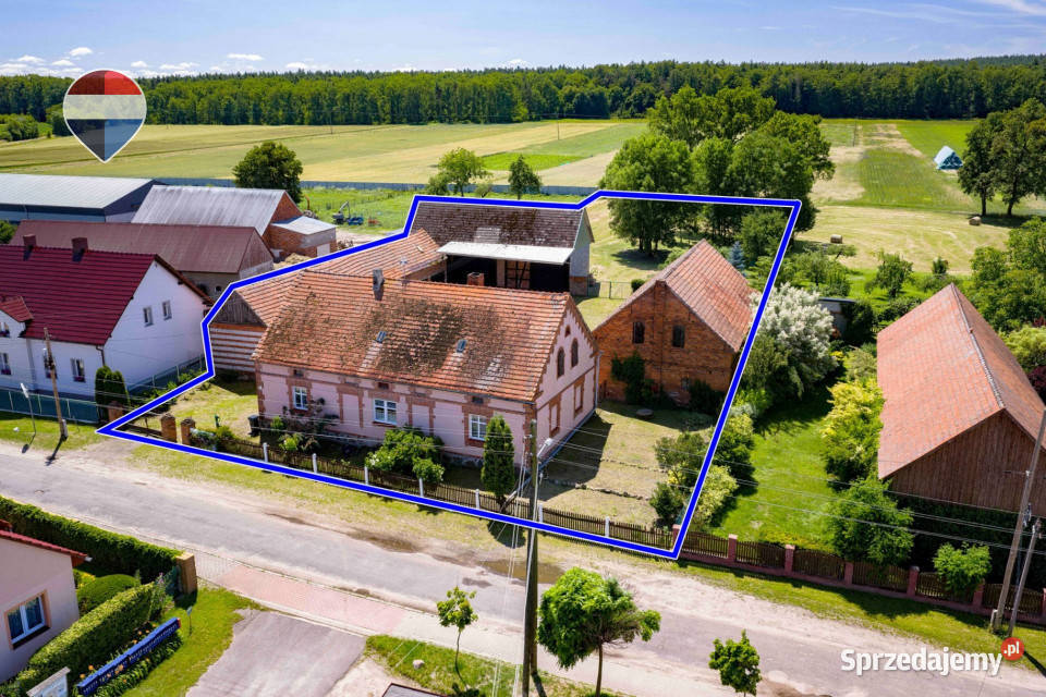 Dom z zabudowaniami duża działka i wiejski Turzany