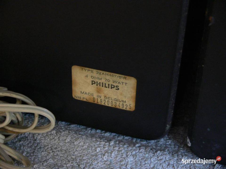 Audiofilskie kolumny Philips 22 AH 467 Vintage Jasło