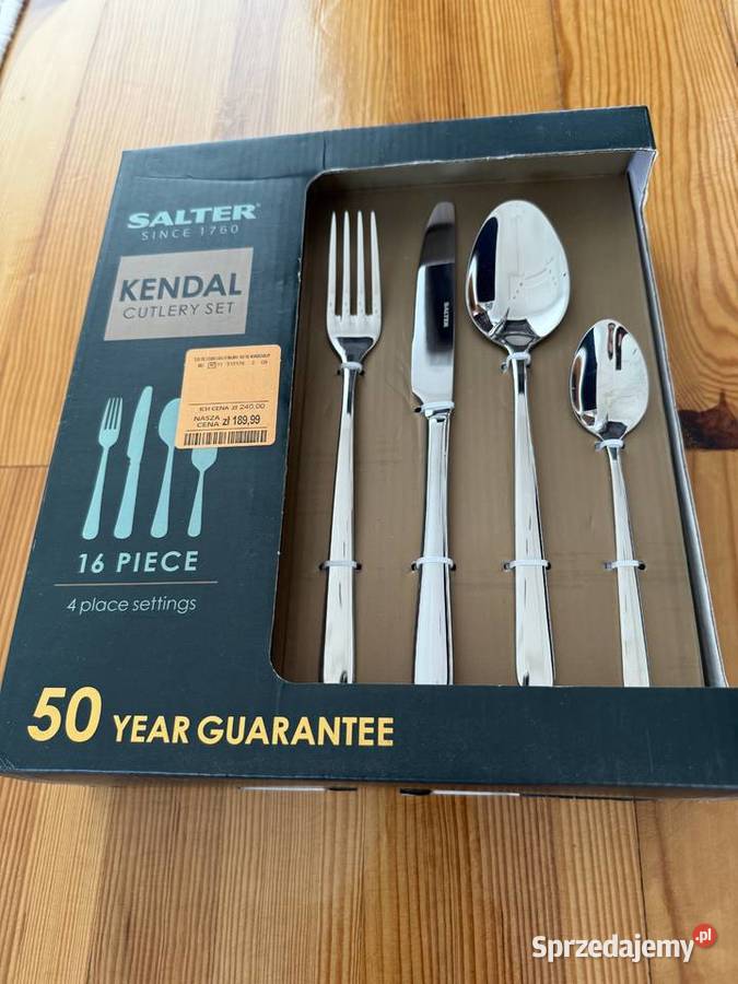 Zestaw sztućców Salter Kendal ze stali Akcesoria kuchenne Warszawa