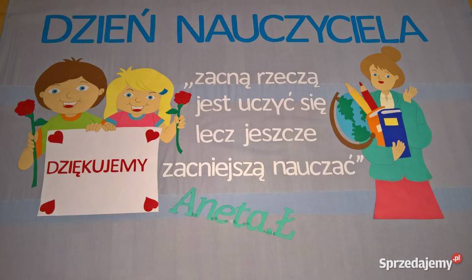Dekoracje na Dzień Nauczyciela z brystolu 504 Garwolin