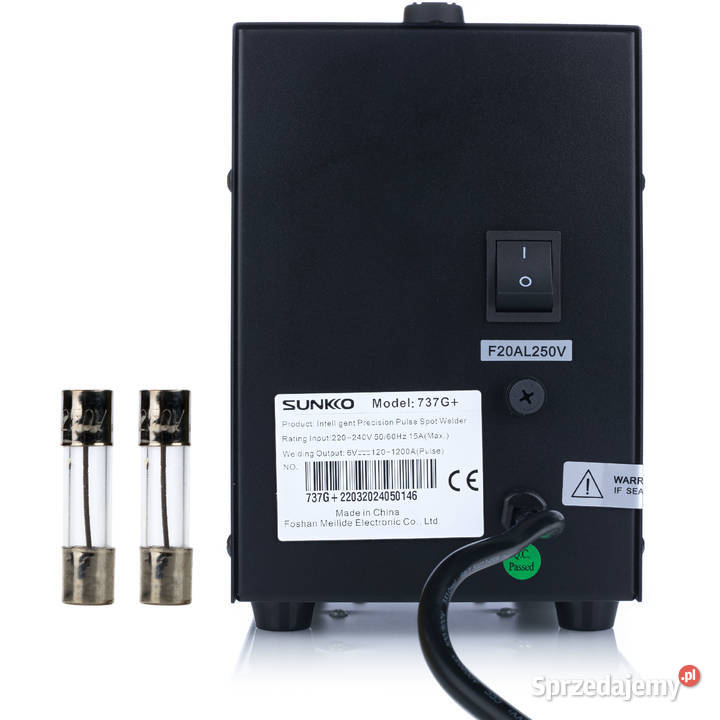 Zgrzewarka do Ogniw Sunkko 737G 43 kW 1201200A Ludźmierz