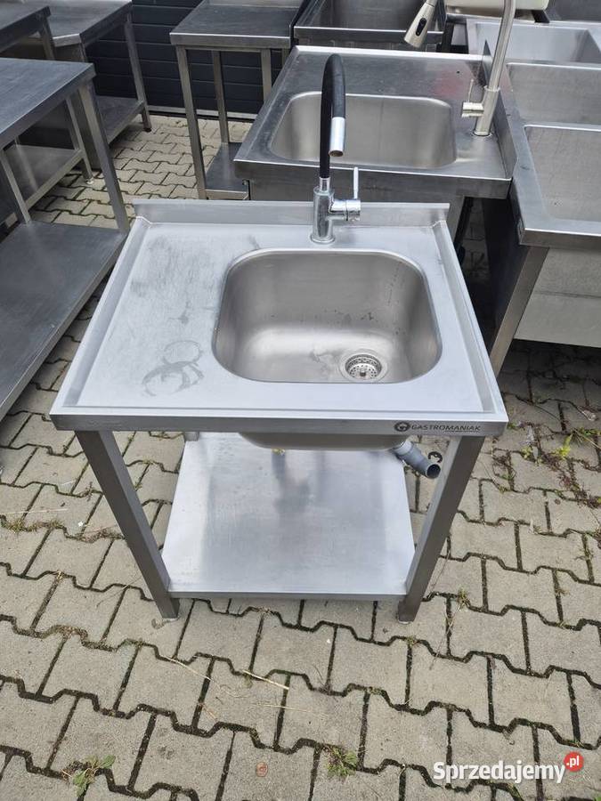 Zlew Gastronomiczny 1 Komorowy z Półką 706085 B Ostrów Wielkopolski