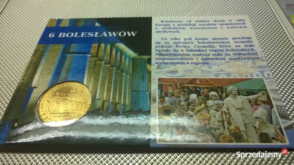 moneta Blister 6 Bolesławów Bolesławiec 2010 Warszawa
