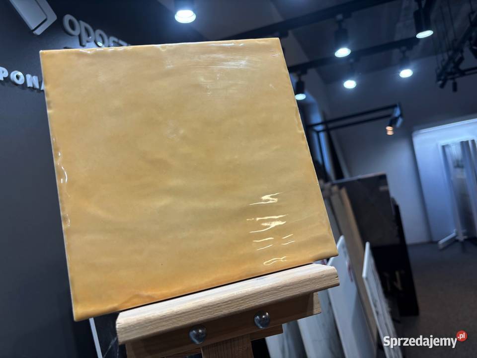 płytka żółta ala Majolika 20x20 Zakopane sprzedam