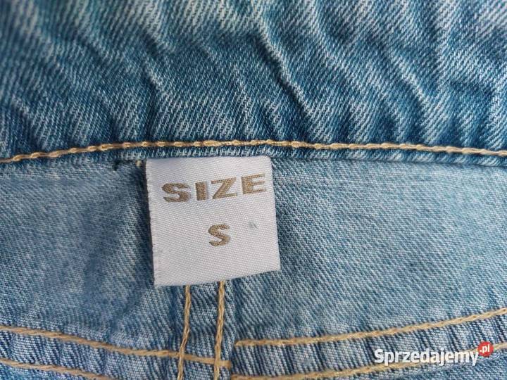 Spódniczka jeansowa dżinsowa z cekinami S Gniezno