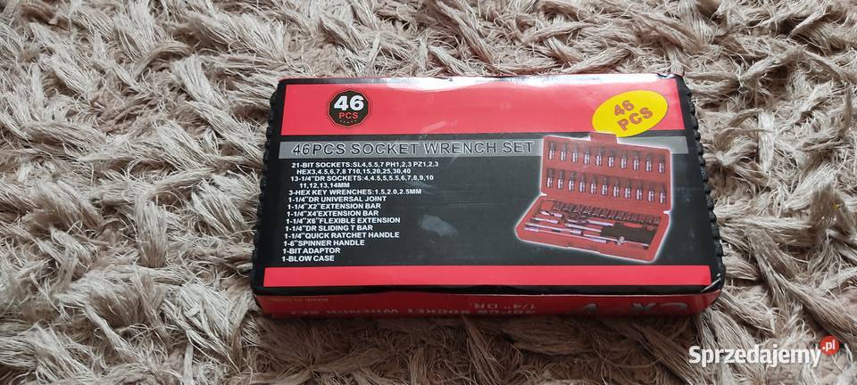 Zestaw kluczy nasadowych z grzechotką narzędzia Białystok