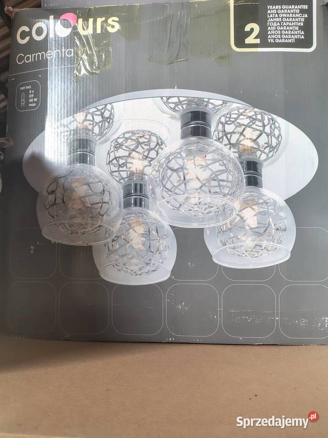 GoodHome Carmenta Spiral Szkło i metal Efekt Zawiercie