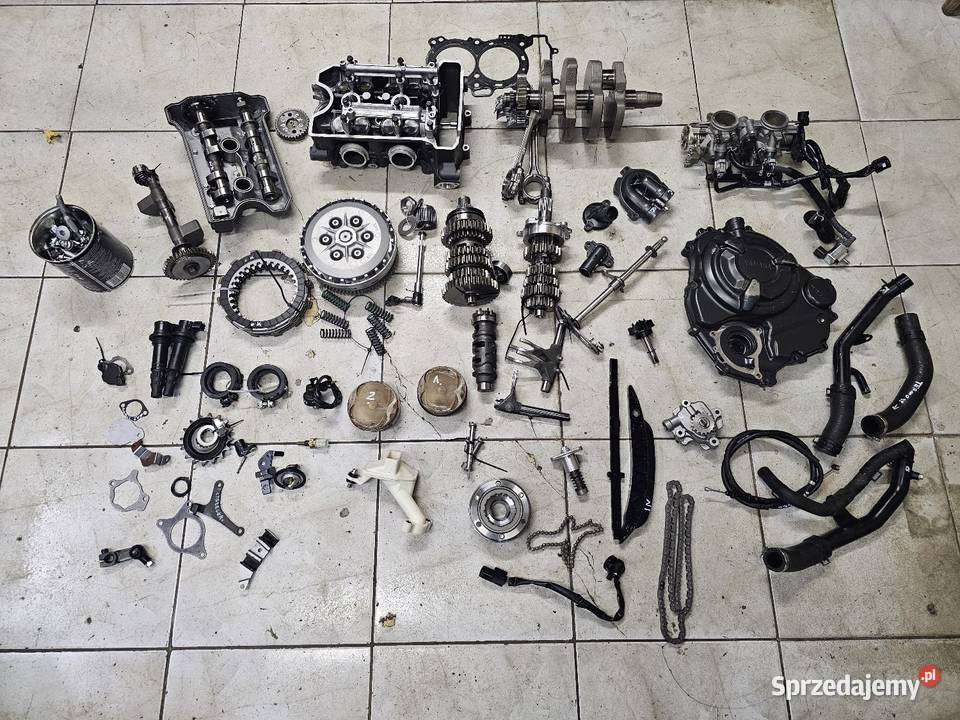 Yamaha MT07 silnik części skrzynia wał głowica Jelenia Góra