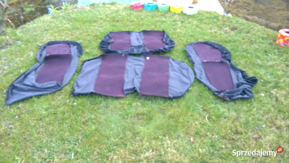 Renault 5 komplet części znaczki Reno i pokrowce Mielec