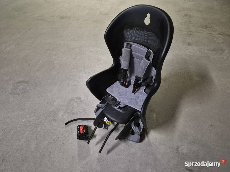 Fotelik rowerowy tylny Polisport BILBY czarny pomorskie Gdańsk sprzedam