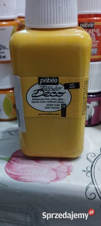 farba pebeo 250ml zielony żółty fiolet Malarstwo lubelskie Zamość