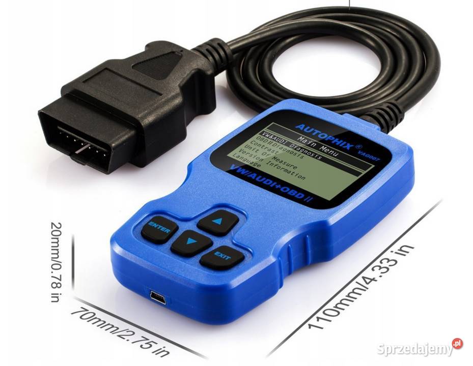 AUTOPHIX VAG OBD 2 UDS CAN Tester diagnostyczny Gorzów Wielkopolski