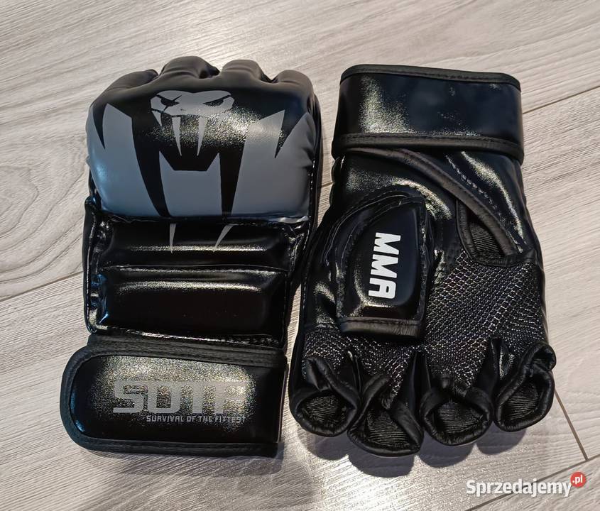 Rękawice MMA ochrona kciuka podwójny rzep Rzeszów
