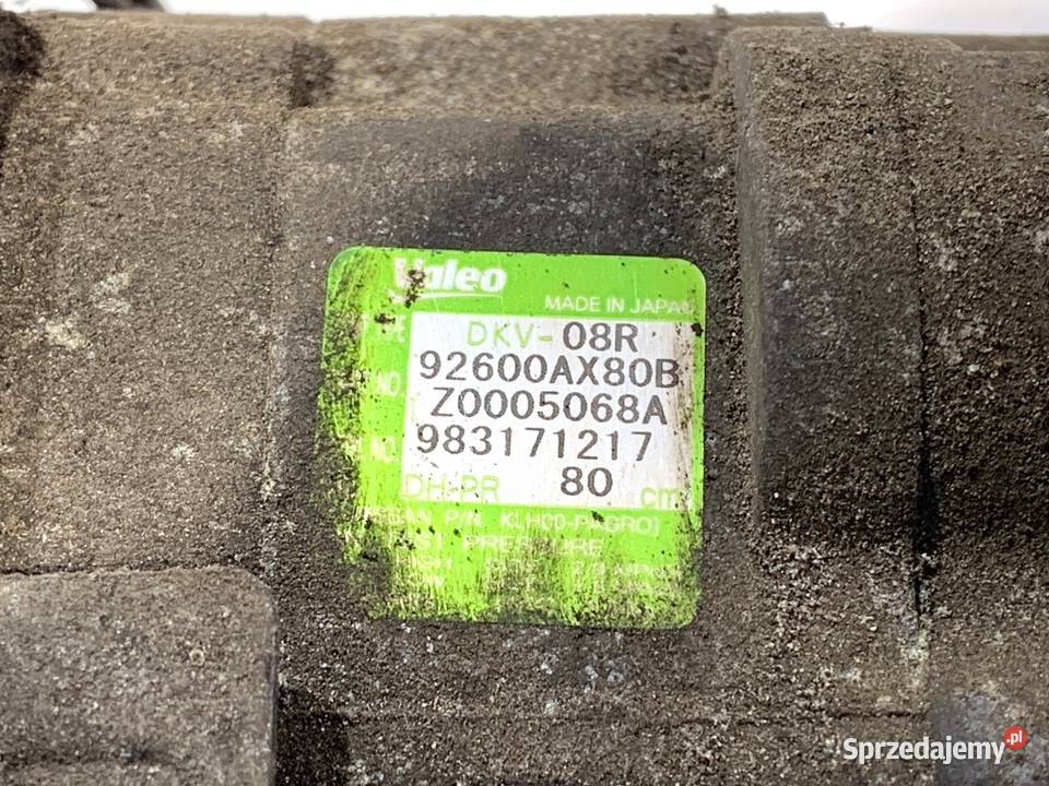 SPRĘŻARKA KLIMATYZACJI NISSAN NOTE E11 Kompresory klimatyzacji sprzedam