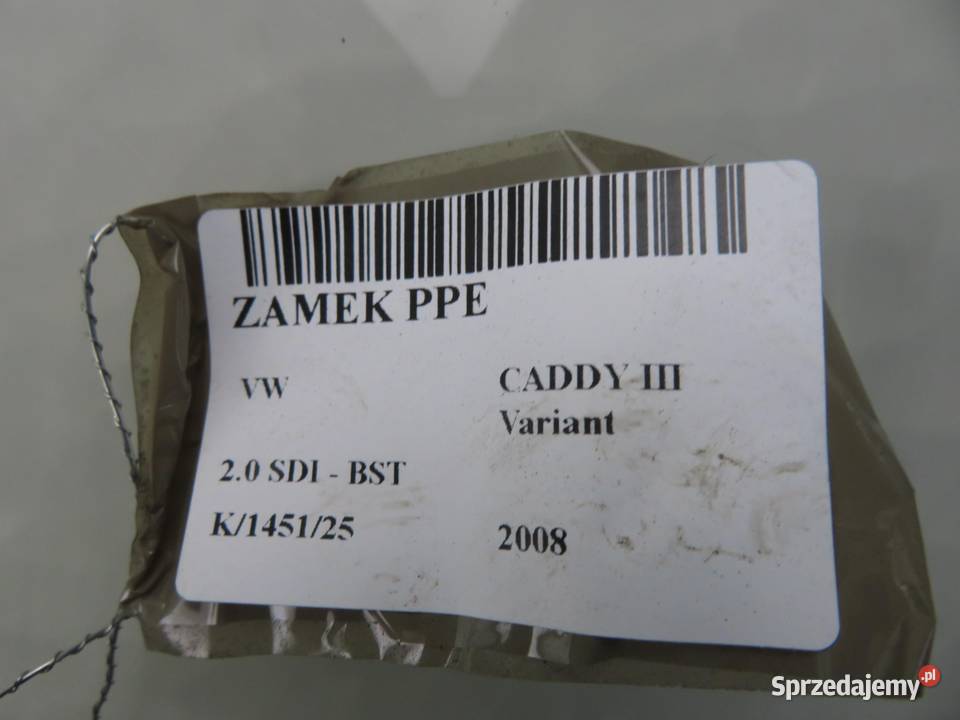 ZAMEK PRAWY PRZEDNI VW CADDY III 3D1837016AC