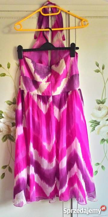 Sukienka Orsay 40 L 38 M retro vintage szyfon Odzież damska