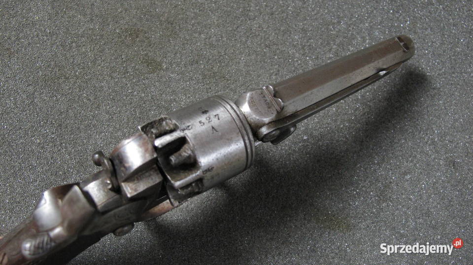 Rewolwer Belgijski unikat orginał XIX wiek Chojnice