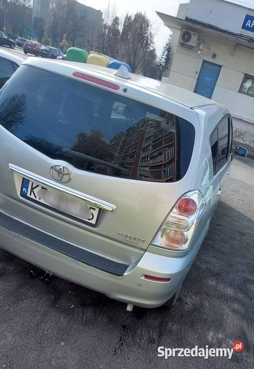 Toyota Corolla Verso benzyna z gazem automat Van Kraków