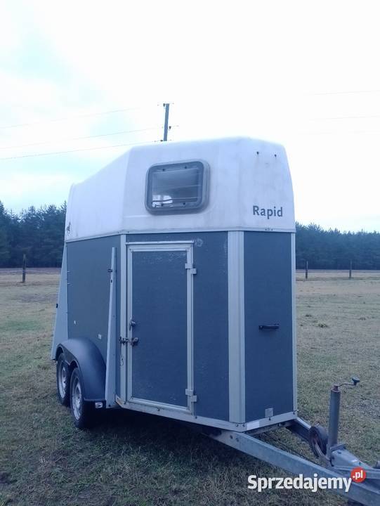 Przyczepa do przewozu dwóch koni DMC 1300 Żerdzina