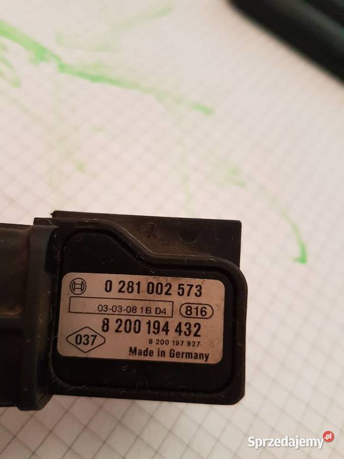 RENAULT DCI CZUJNIK DOLADOWANIA CISNIENIA osobowe wielkopolskie Turek