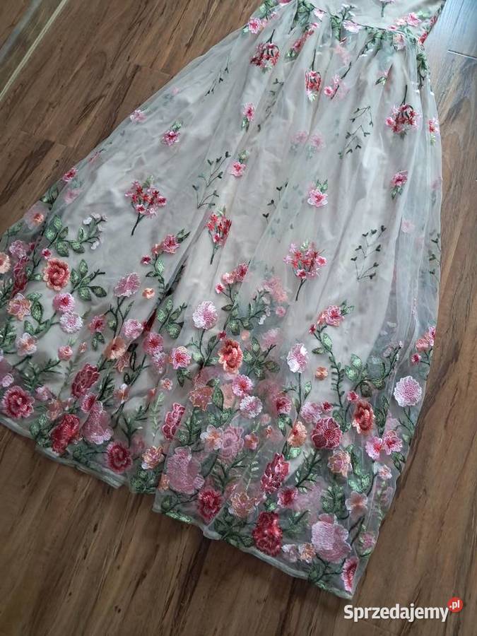piękna sukienka raz założona Lily Macbee stan świętokrzyskie sprzedam