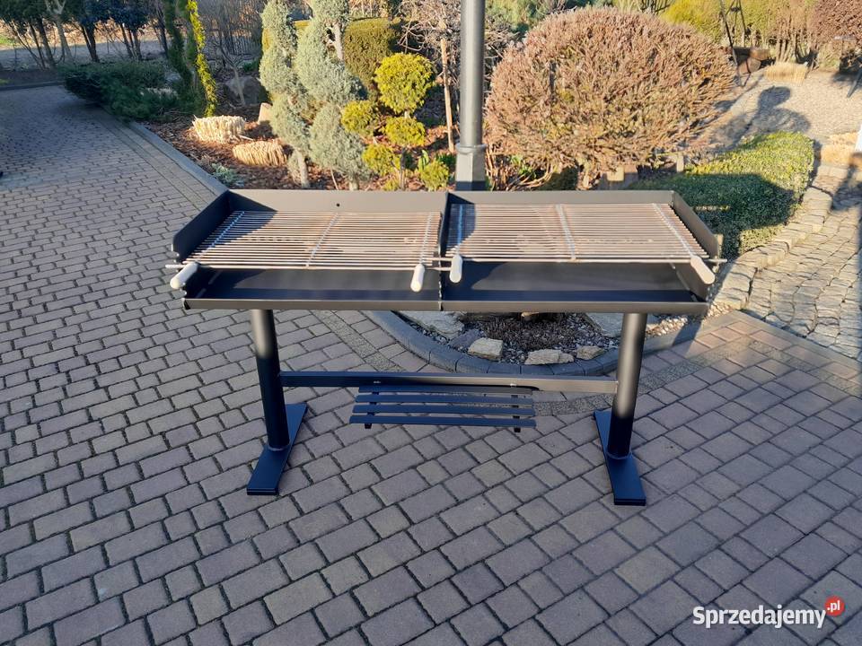 Gastronomiczny grill DWUKOMOROWY blacha 5 mm Damasławek sprzedam