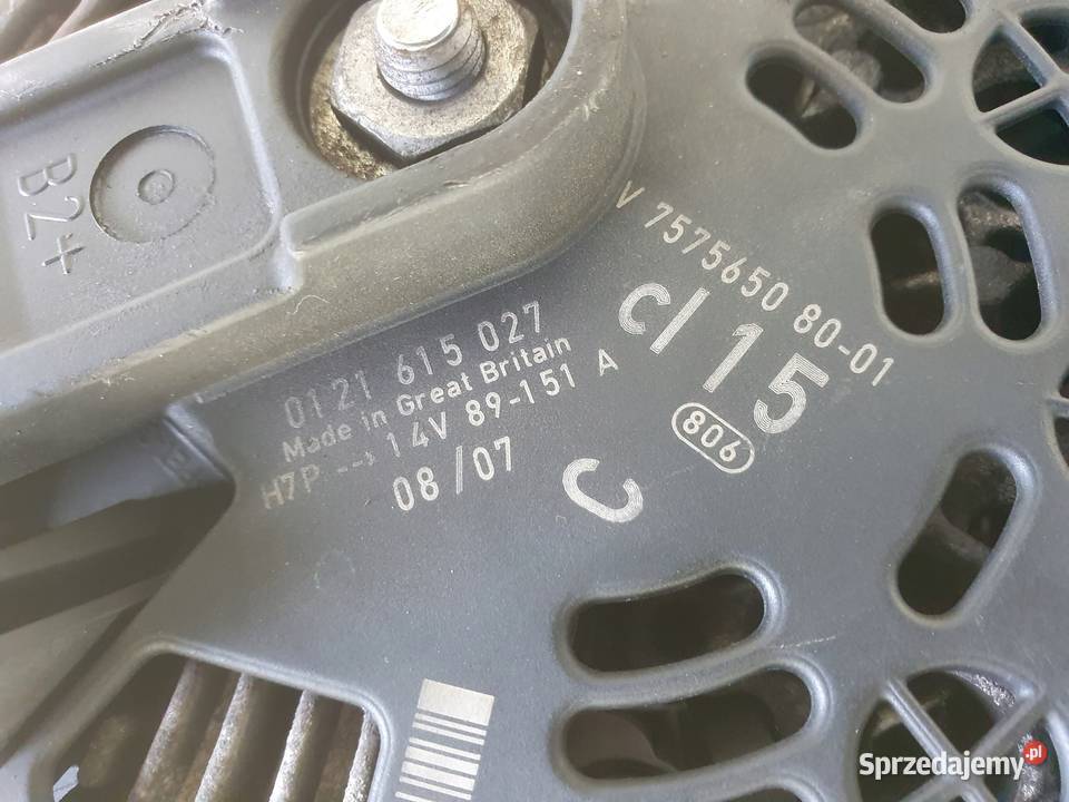Mini Cooper R56 16 16V VTi ALTERNATOR 757565080 Janów
