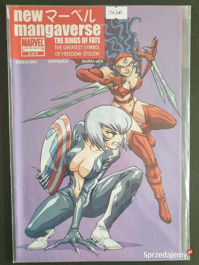 Manga Mangaverese 5 komiksów Marvel USA Amerykańskie Gdynia