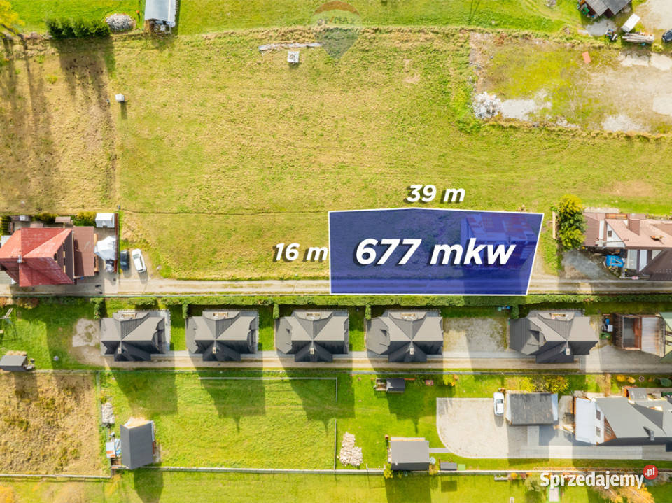 Widokowa działka Zakopane Mrowce II małopolskie